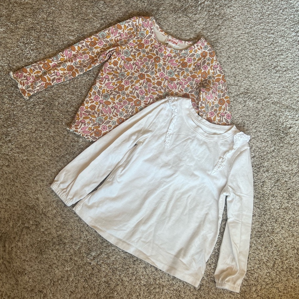 Cat & Jack Toddler Girl Long Sleeve Bundle Size 3t
